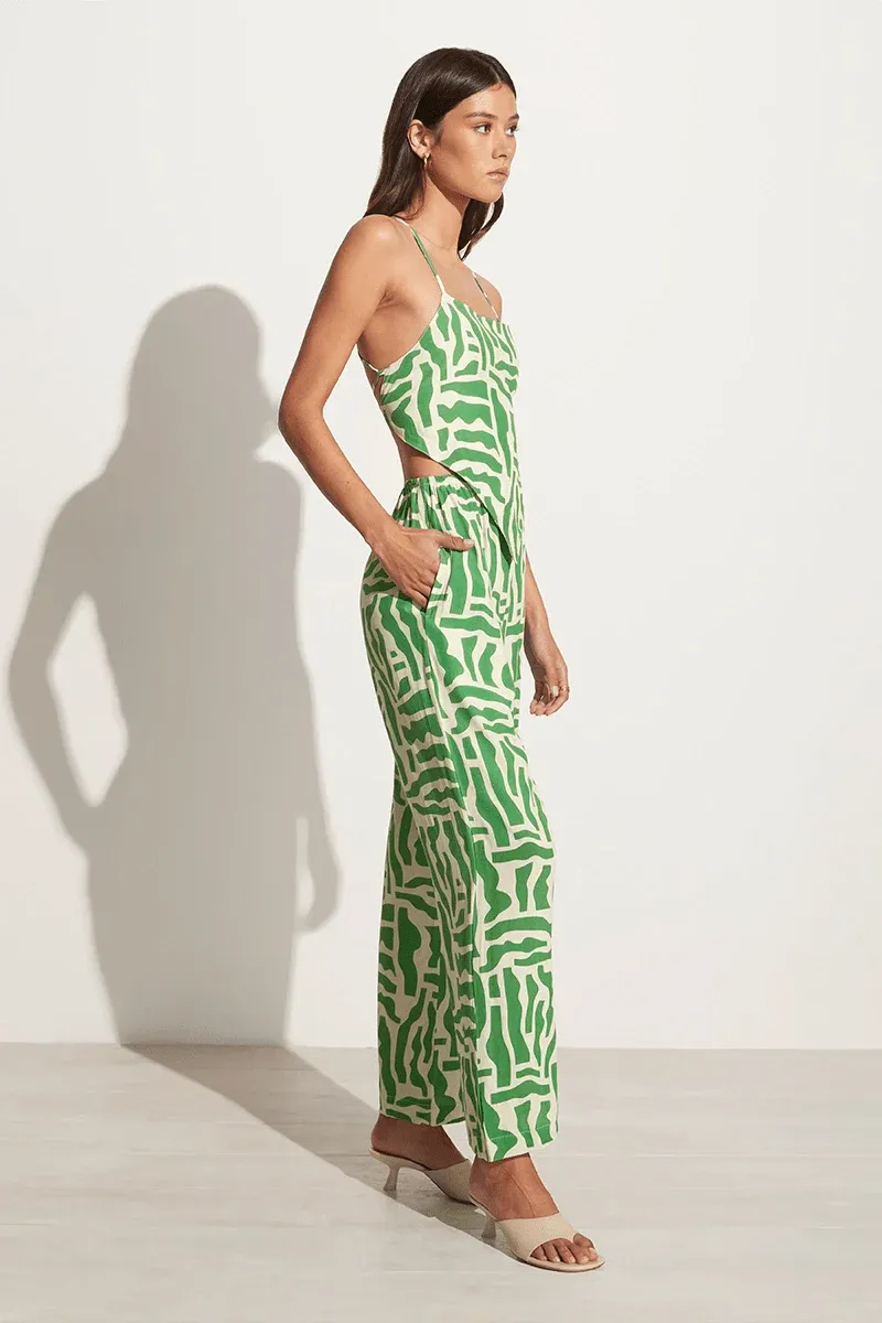 Pallenberg Pants - Tulli Print Green