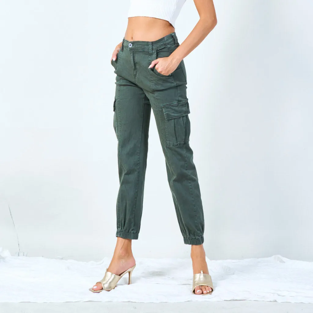 Relaxed cargo jogger pants wholesale