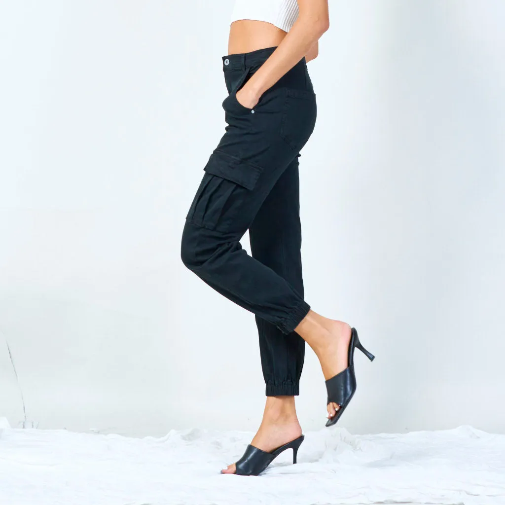 Relaxed cargo jogger pants wholesale