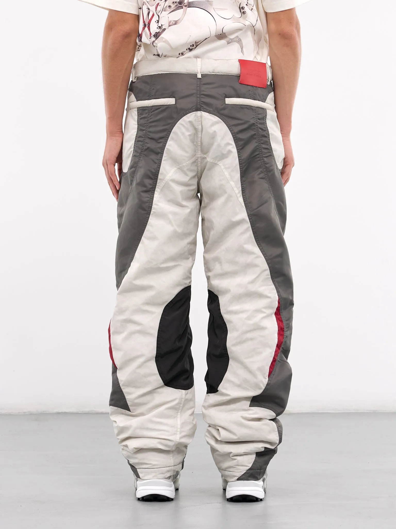 Rider Pants (KUF4MT10AP-T1374-WHITE-GREY)