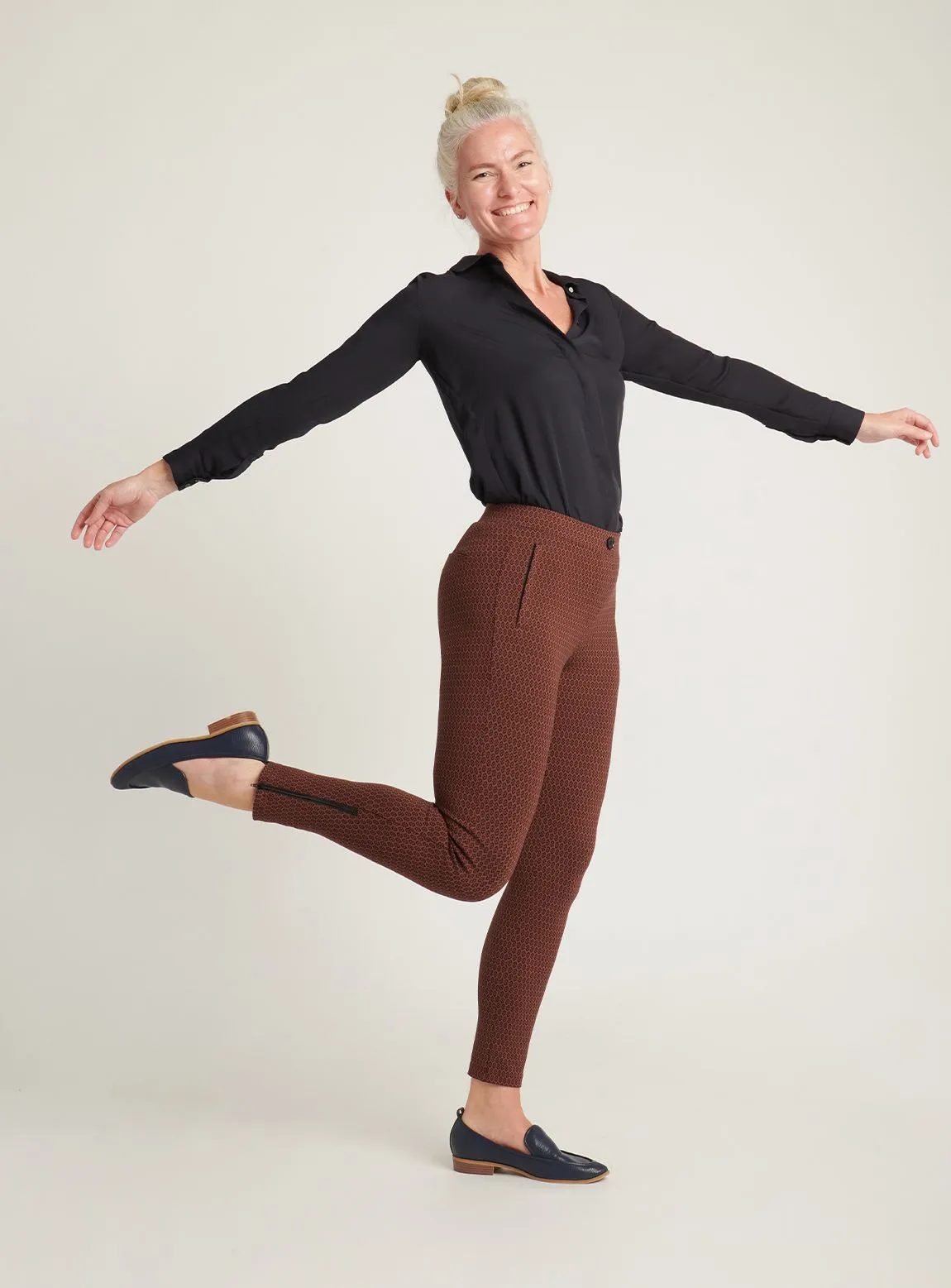 Skinny-Leg | Pencil Dress Pant Yoga Pants (Java)