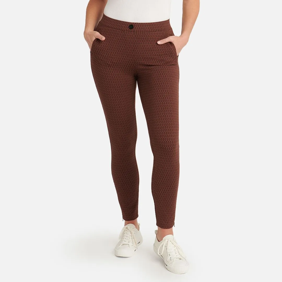 Skinny-Leg | Pencil Dress Pant Yoga Pants (Java)