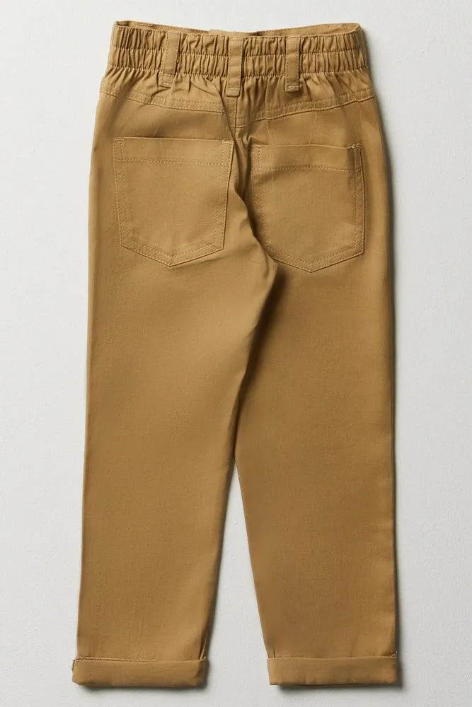 Slim Fit Chino Pants Natural