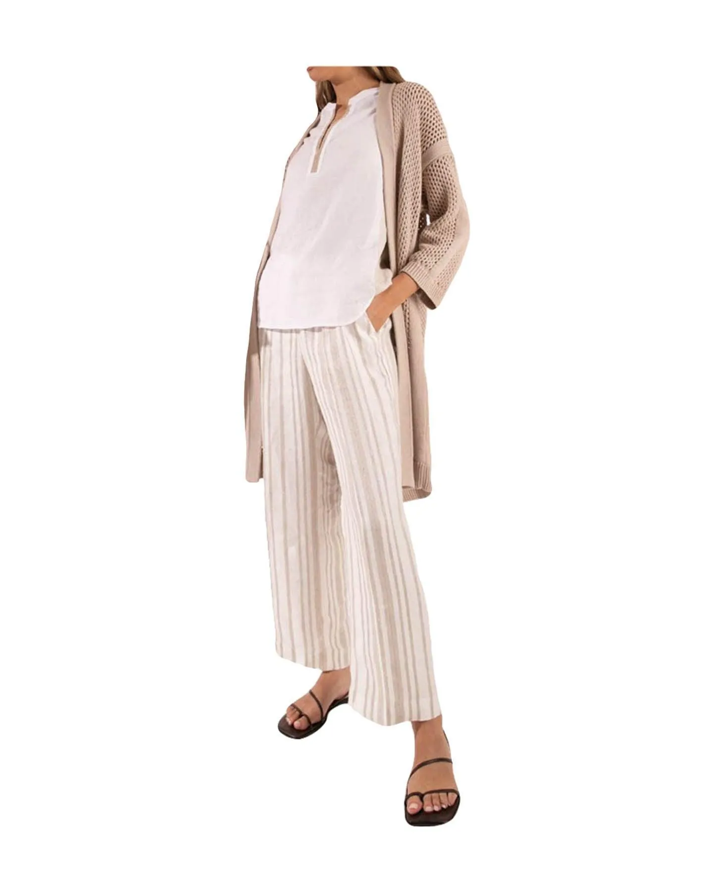 Striped Linen Pant