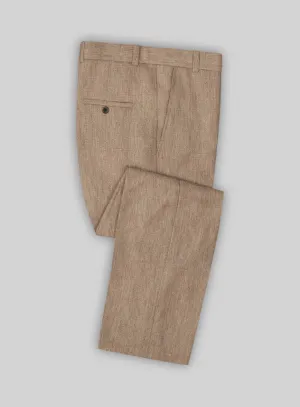 Stylbiella Spring Maple Khaki Linen Pants