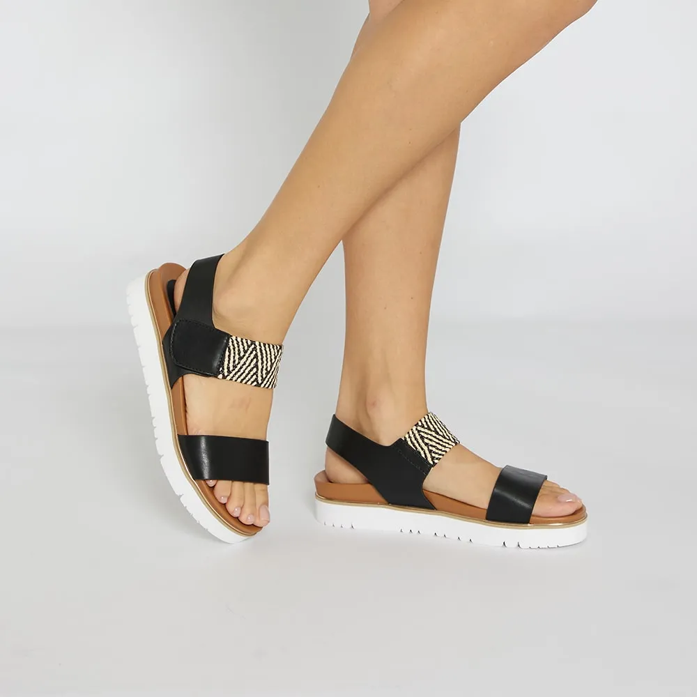 Sunset Sandal in Black Multi