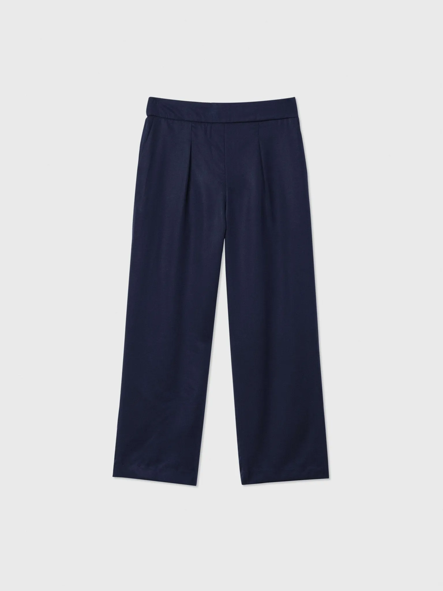 Tencel Mid-Rise Tapered Pants