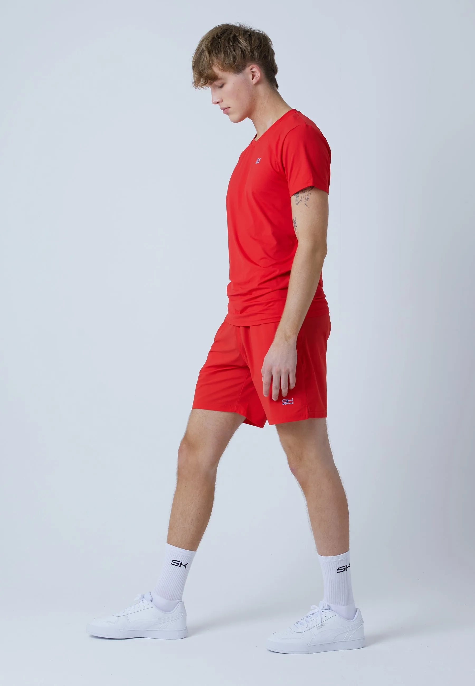 Tennis Shorts regular, red