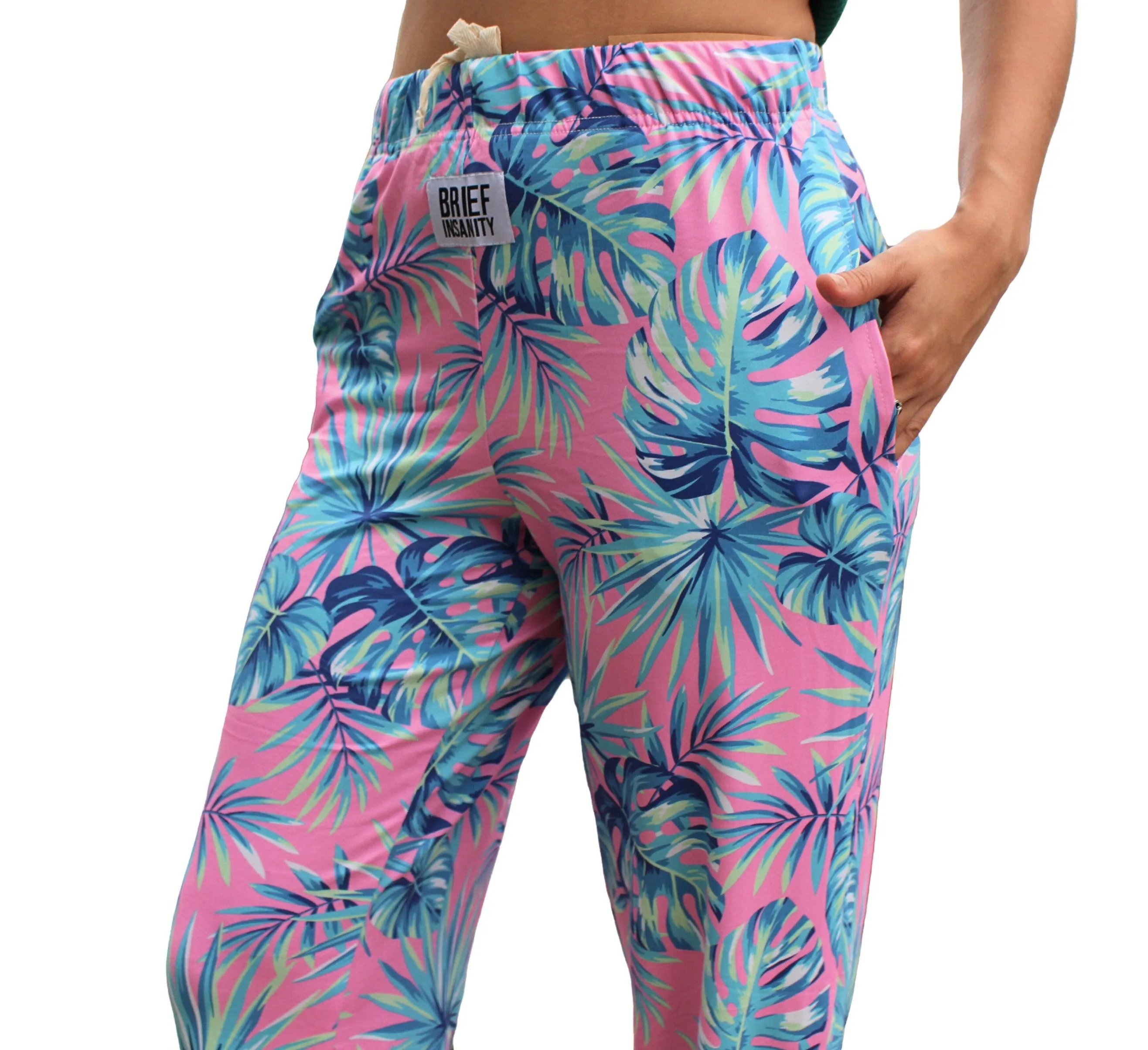 Tropical Leaf Lounge Pants