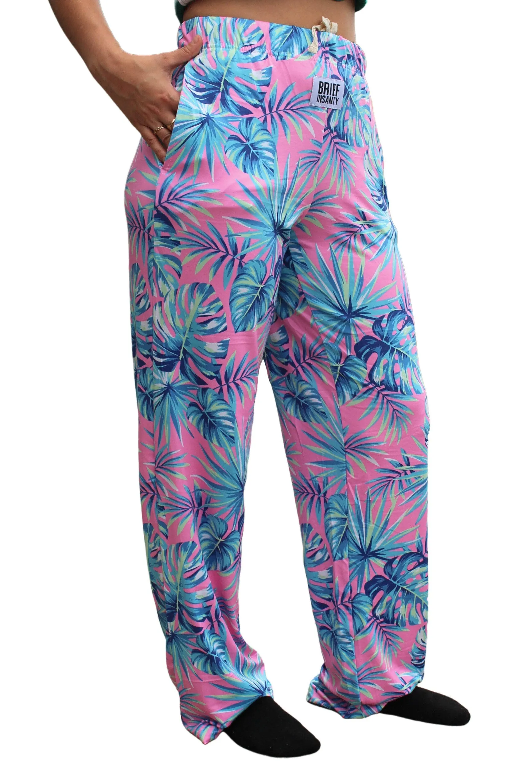 Tropical Leaf Lounge Pants