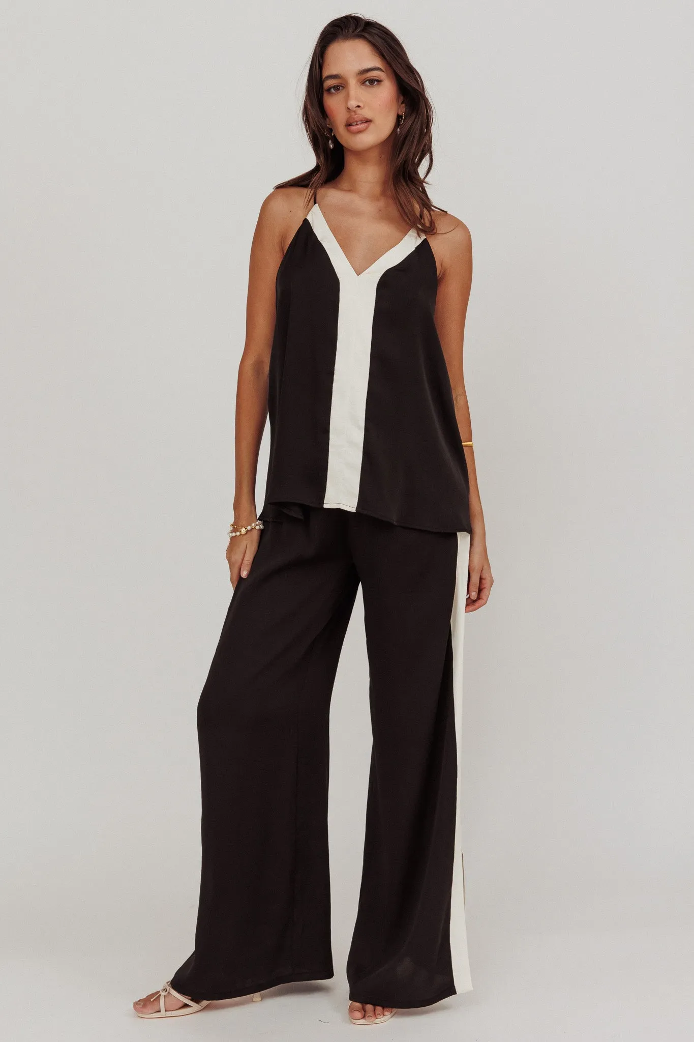 Unwritten Wide Leg Pant Black