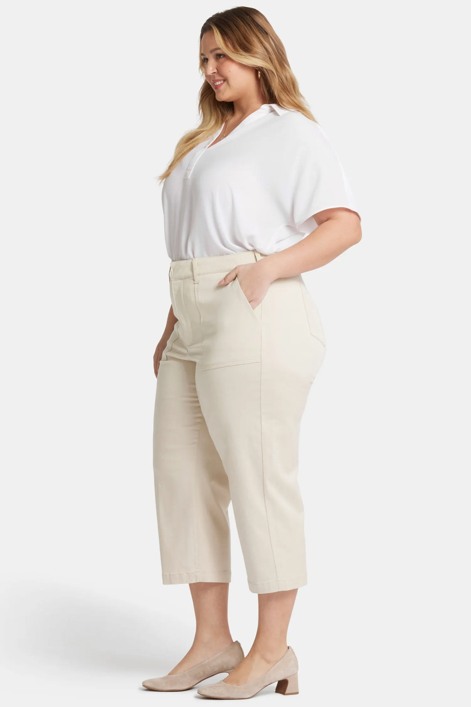 Utility Pants In Plus Size - White Creek