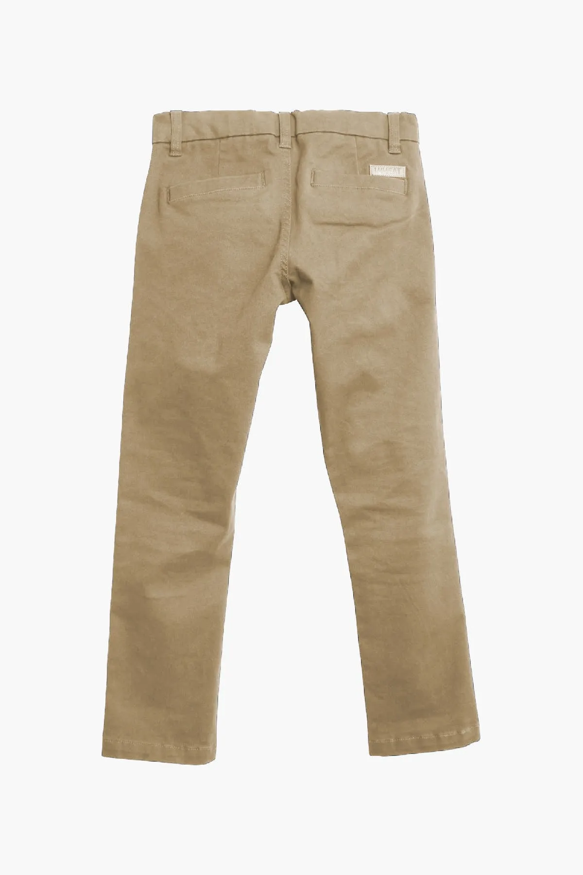 Wheat Chino Boys Pants - Cashew