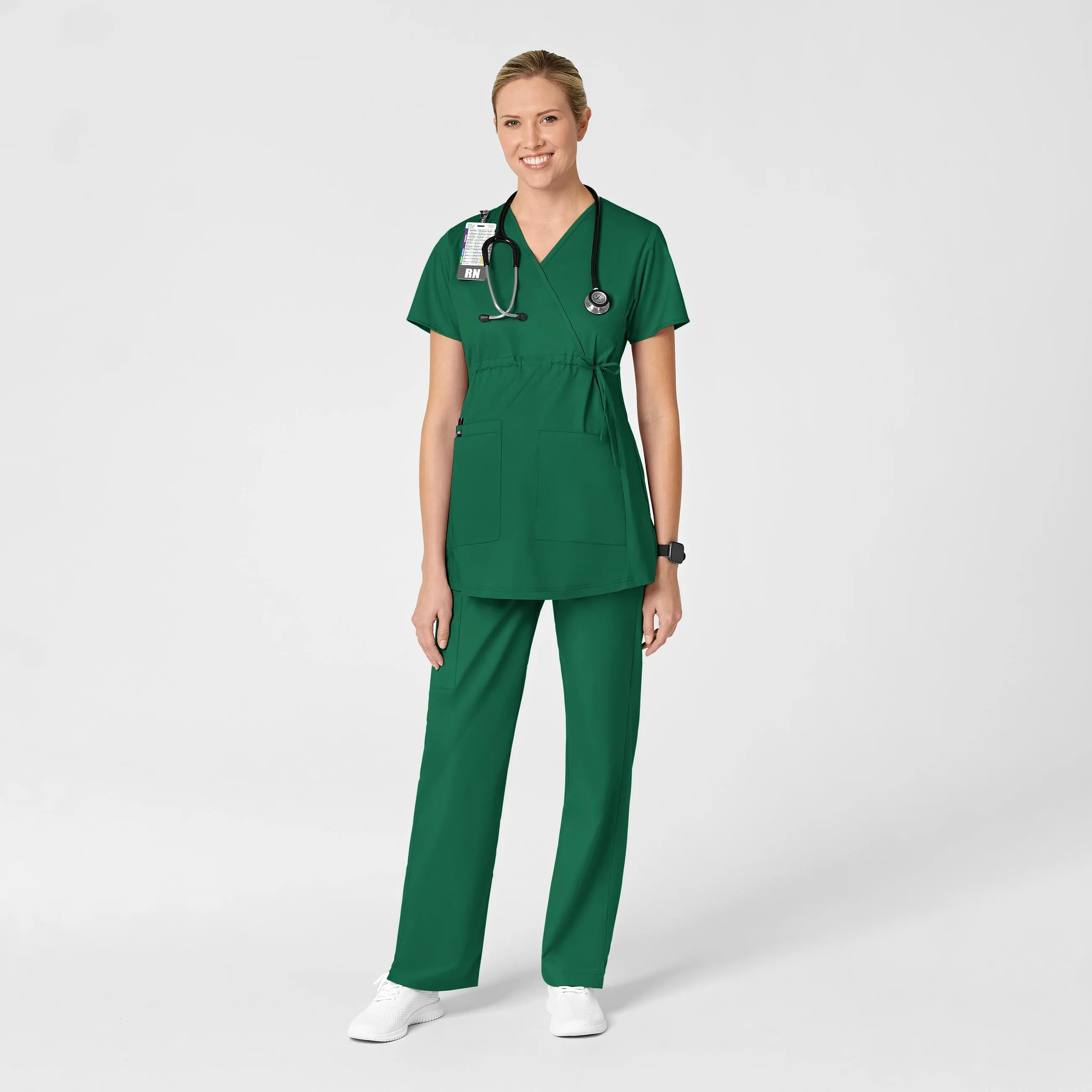 WonderWORK Maternity Cargo Scrub Pant - Hunter